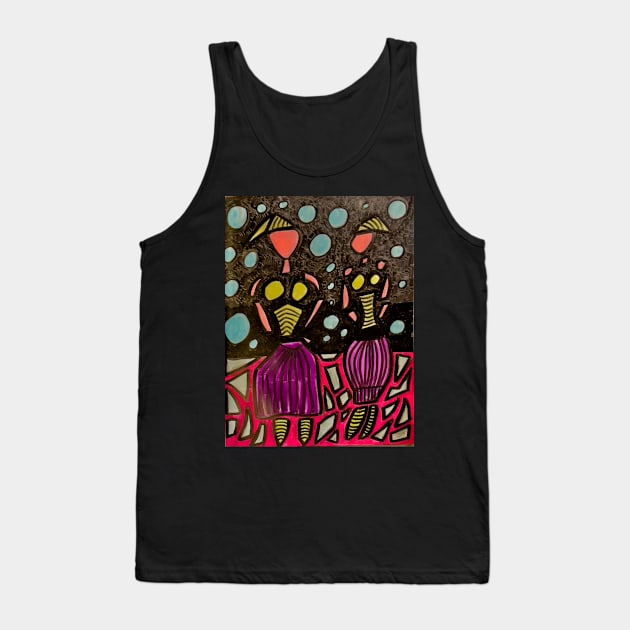 Shattered Art Tank Top by Sarah Curtiss